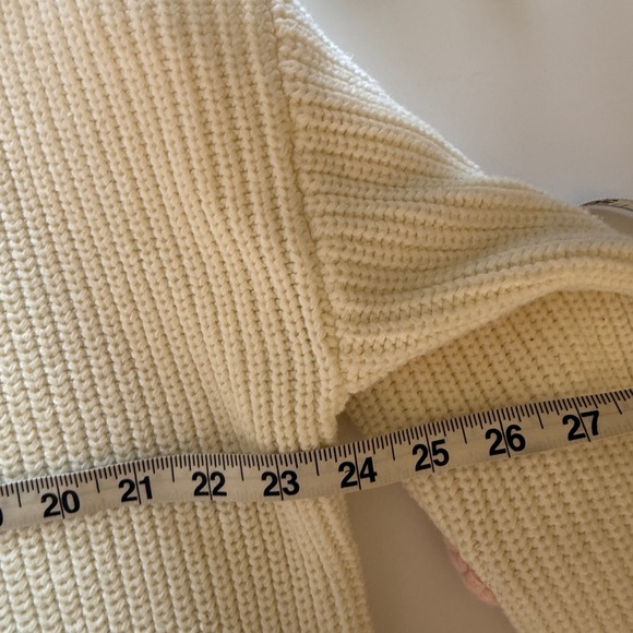 Tullabee Cream Knit Mom Sweater Pink Braided Hearts Valentine’s Day Medium - Picture 11 of 13